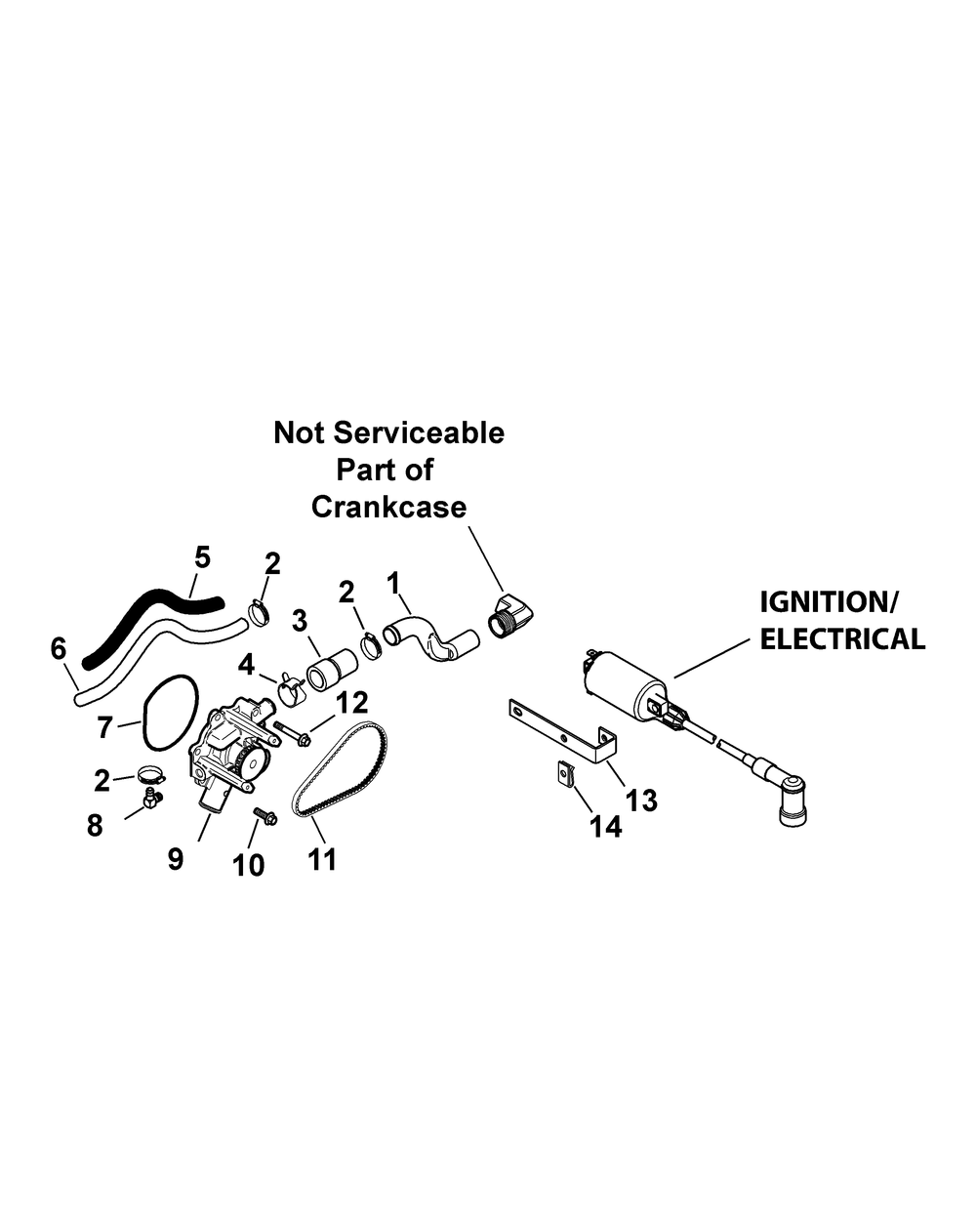 Efi Engine Cooling System Diagram and Parts List for 465 4X4-EFI-1H318G-Before-37AMD710 Cub Cadet Lawn Tractor Accessories